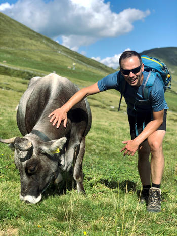 „Privat treibe ich gerne Sport, bin draußen, gehe laufen, Fahrrad fahren und unternehme viel mit meiner zweijährigen Tochter.“